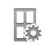 door,gear icon