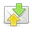 gnome, mail, receive, send icon