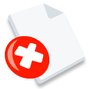 file,del,remove,delete,paper,document icon