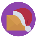 christmas, contact, mail, santas letter svg vector icon