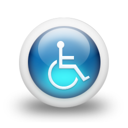 glossy,blue,orb icon