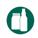 beer bottles, bottles, glass, jars, recycling svg vector icon