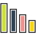 bar, chart, financial, graph, graphic svg vector icon