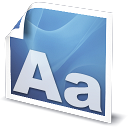font, type icon