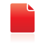 document, red icon
