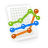 chart, graph, line icon