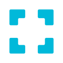 fullscreen, toggle fullscreen, video svg vector icon