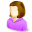 female, user icon