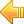 back,arrow,yellow,left,prev,backward,previous icon