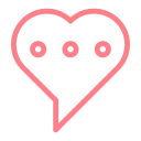 chat, dating, heart, love, valentine, wedding svg vector icon