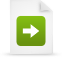 document, file, green, paper icon