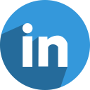 in, link, linked, linkedin, media, network, social svg vector icon
