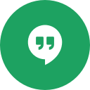 circle, hangouts, message, messaging, messenger, round svg vector icon