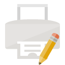 print,pencil icon
