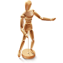 art, doll, mannequin icon