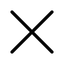 cancel, close, cross, delete, exit, remove svg vector icon