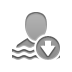 swimming,down icon