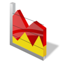 area, chart icon