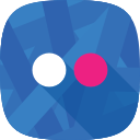 flickr, images, social network svg vector icon