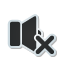 mute, speaker, sticker icon