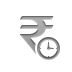 currency,sign,rupee,clock icon