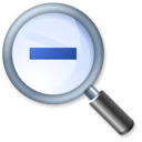 out, zoom icon