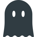 ghost, halloween svg vector icon