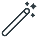 halloween, wand svg vector icon