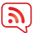 basic, comment, feed, red icon
