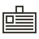 avatar, badge, business card, card, person, profile, user svg vector icon