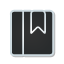 book, bookmark, sticker icon