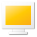 monitor,yellow,computer,screen,display icon