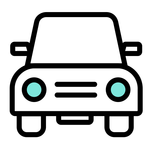 Car Front Face svg vector icon