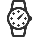alarm, clock, time, wait svg vector icon