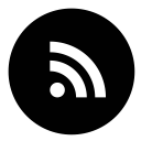 circle, rss svg vector icon