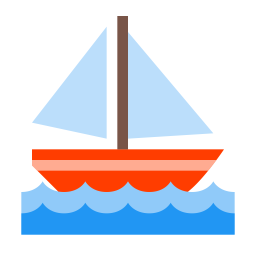 Sail Boat svg vector icon