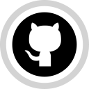 github, logo, media, social svg vector icon
