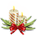 christmas,candle icon