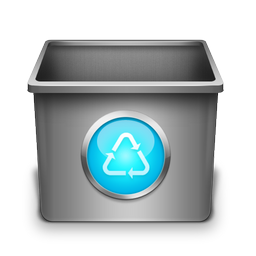 trash,empty,blank,recycle bin icon
