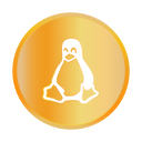 computer, linux, operating system, os svg vector icon