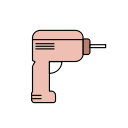 building, construction, hammer, paint, tool, tools, work svg vector icon
