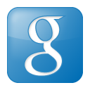 blue, box, google, social icon