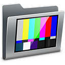 tv,folder,television icon