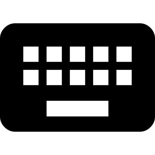Keyboard svg vector icon