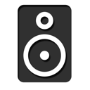and, sound, speaker icon