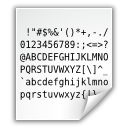 ascii icon