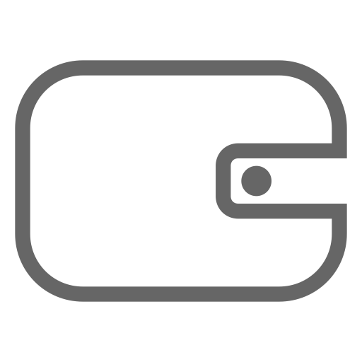 Purse Gray svg vector icon