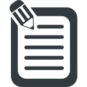 compose, content, document, pencil, script, sheet, write svg vector icon