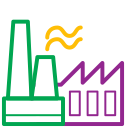 factory, , plant, production svg vector icon
