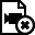 document,video,cancel,stop,no,close,file,paper icon